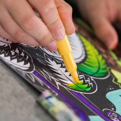 Набор маркеров Chameleon  для детского творчества  "Смешивание и спрей", 24 цвета